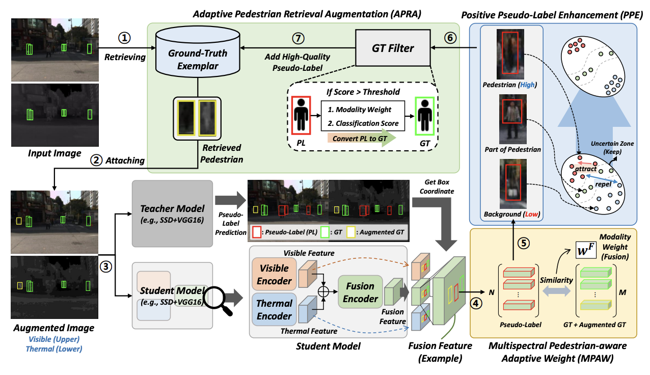 Multispectral Pedestrian Detection with Sparsely Annotated Label